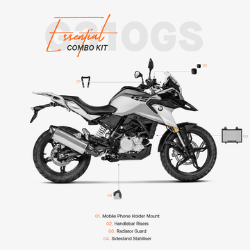 The Essential Combo Kit of 4 Accessories for BMW G310GS