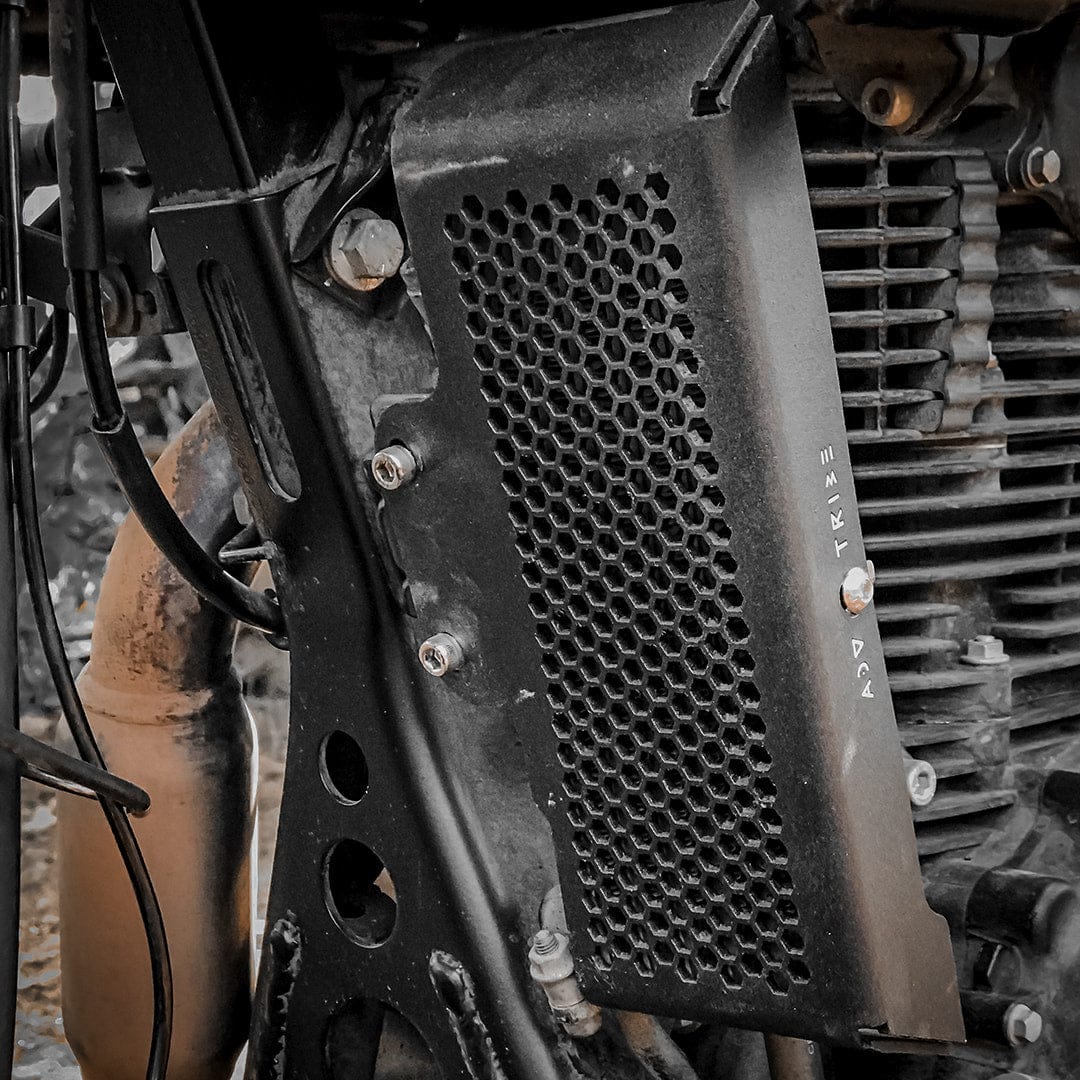 Re Himalayan Radiator Radiator Guard for RE Himalayan by ADV TRIBE