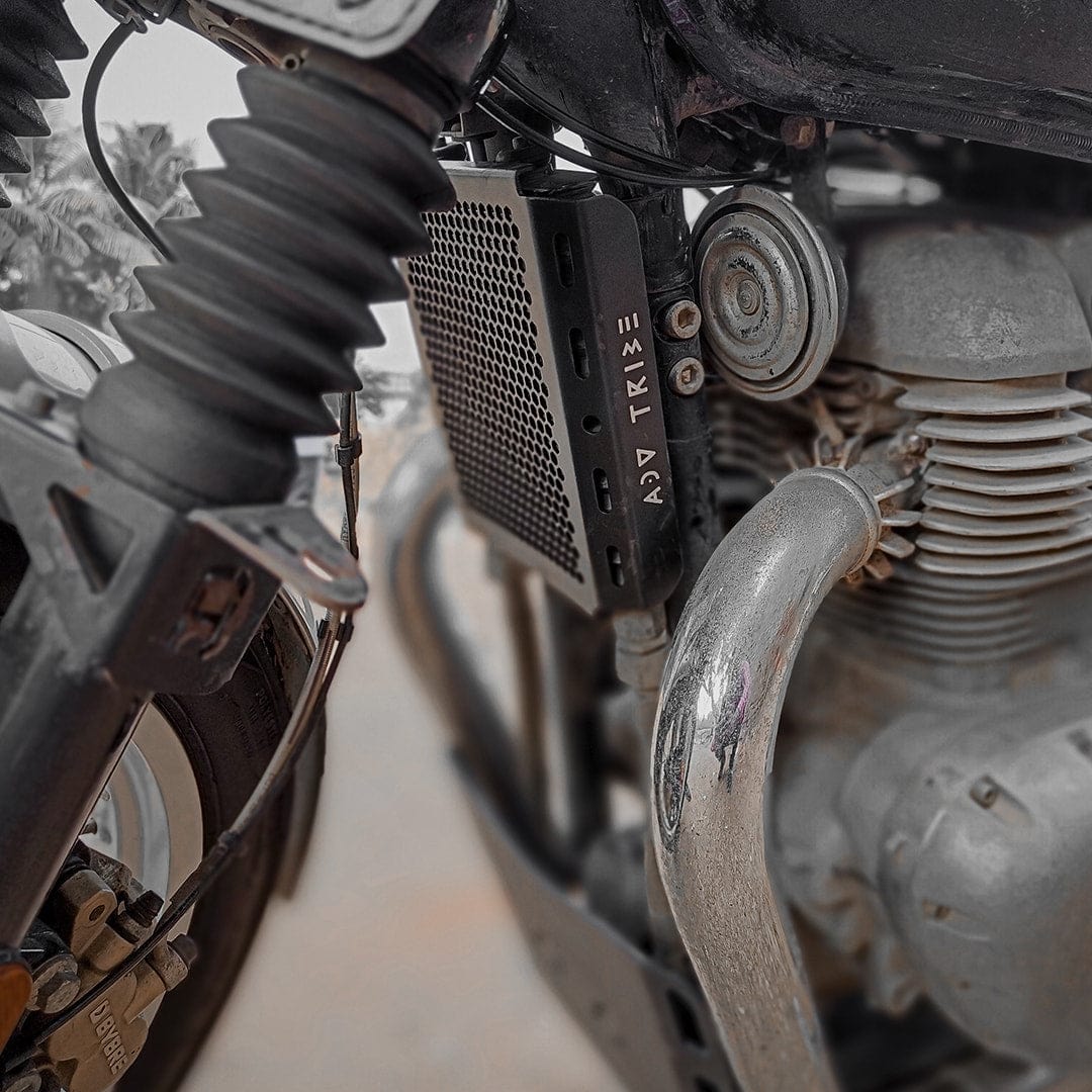 Re Radiator Guard Radiator Guard for RE Interceptor 650 by ADV TRIBE
