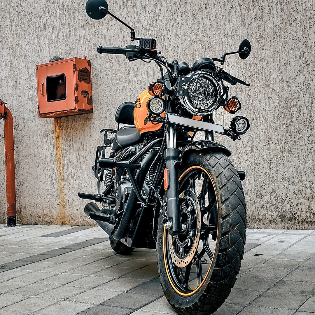 Headlight Grill for RE Meteor 350 by ADV TRIBE